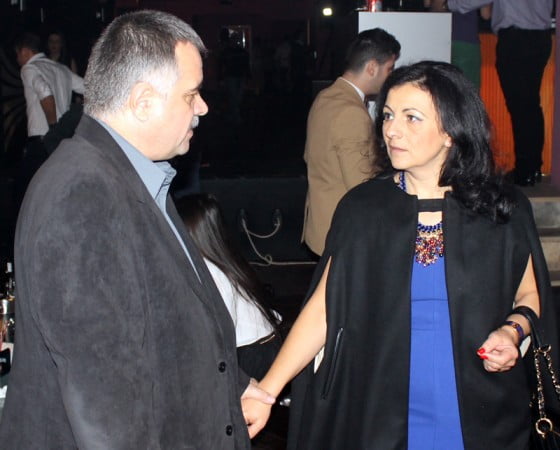 Deputatul Florian Nicolae alaturi de sotia lui Nicolae Barbu