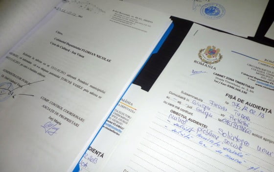 Fisa la cabinetul lui Floricel