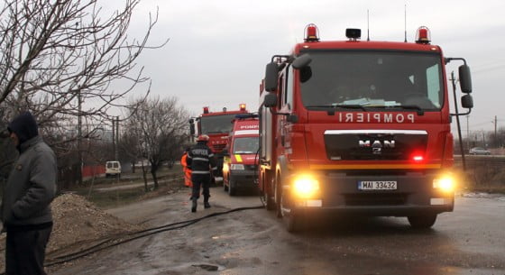 Incendiu la Fratesti