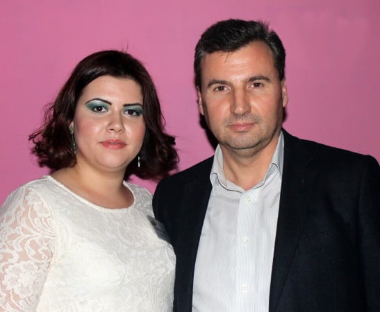 Paul Mitroi si fiica sa Adina