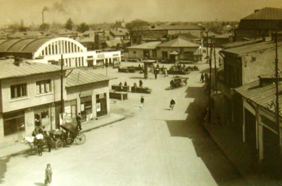 Piata Centrala Giurgiu inainte de sistematizarea comunista