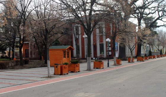 Pietonala din Centru Giurgiu azi