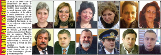 Sarbatoriti de Florii