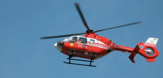 nevasta generalul Burgui luata cu elicopterul SMURD