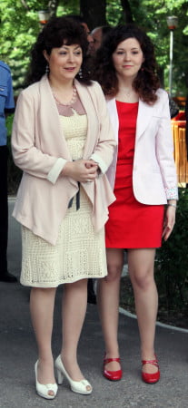 Prefectul de Giurgiu cu fiica ei Lavinia SITE