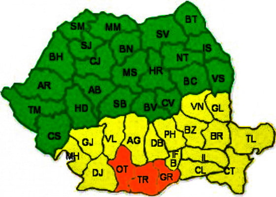 cod portocaliu la giurgiu