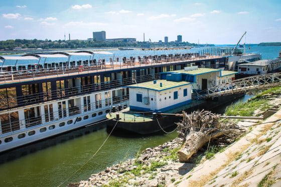 imagine dezolanta portul giurgiu