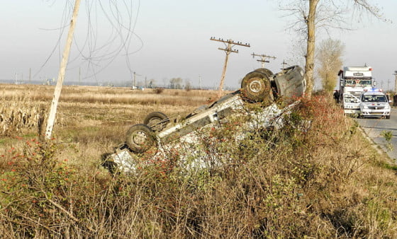 Accident la iesire din marsa 1