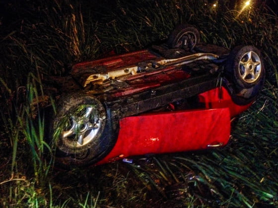 Mini Cooper accident la Daia by Giurgiuveanul