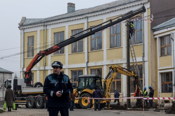 accident la rond sf gheorghe