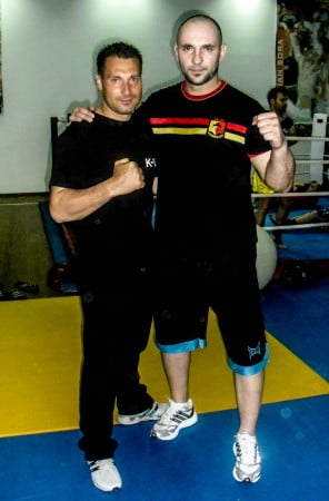 Staicu cu Sora in picioare