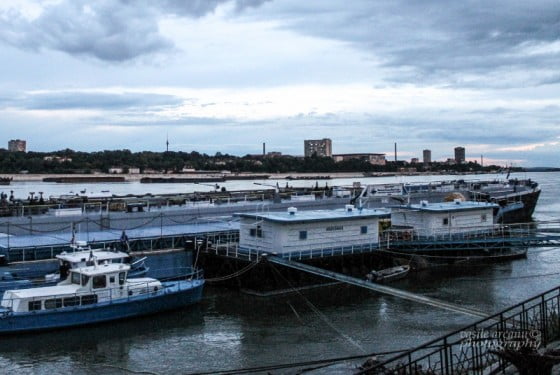 portul giurgiu seara