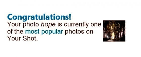 felicitare Vasile Arcanu din partea National Geographic