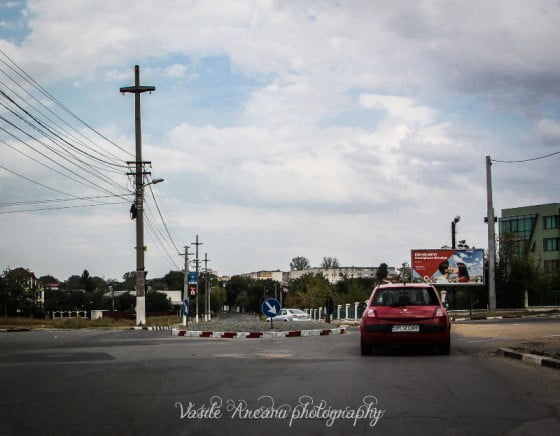 sens giratoriu nou in Giurgiu