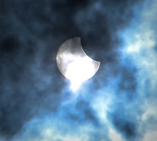 eclipse in Giurgiu by Vasile Arcanu photo