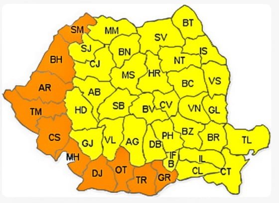 Cod Portocaliu la Giurgiu