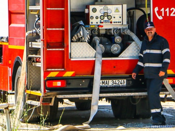 pompieri in actiune