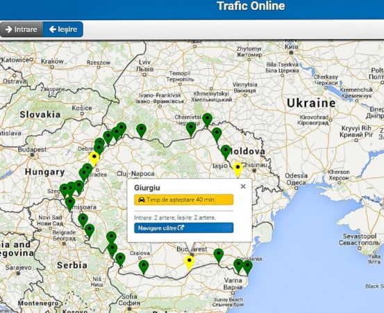 trafic vama giurgiu