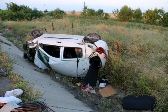 Foto accident 18 iulie DN 5 Uzunu