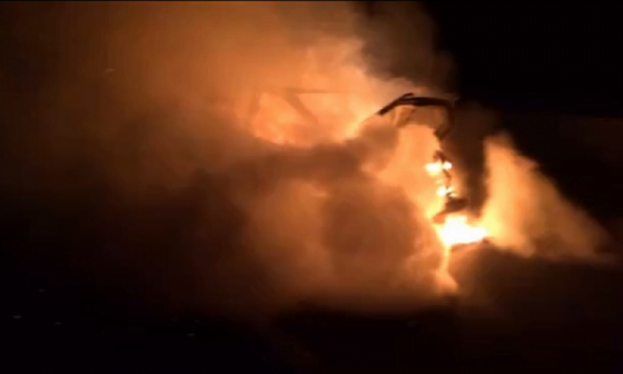 incendiu-autoturism-autostrada-a3