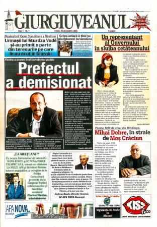 giurgiuveanul prima pagina