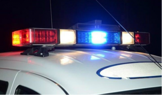 girofar noaptea politie